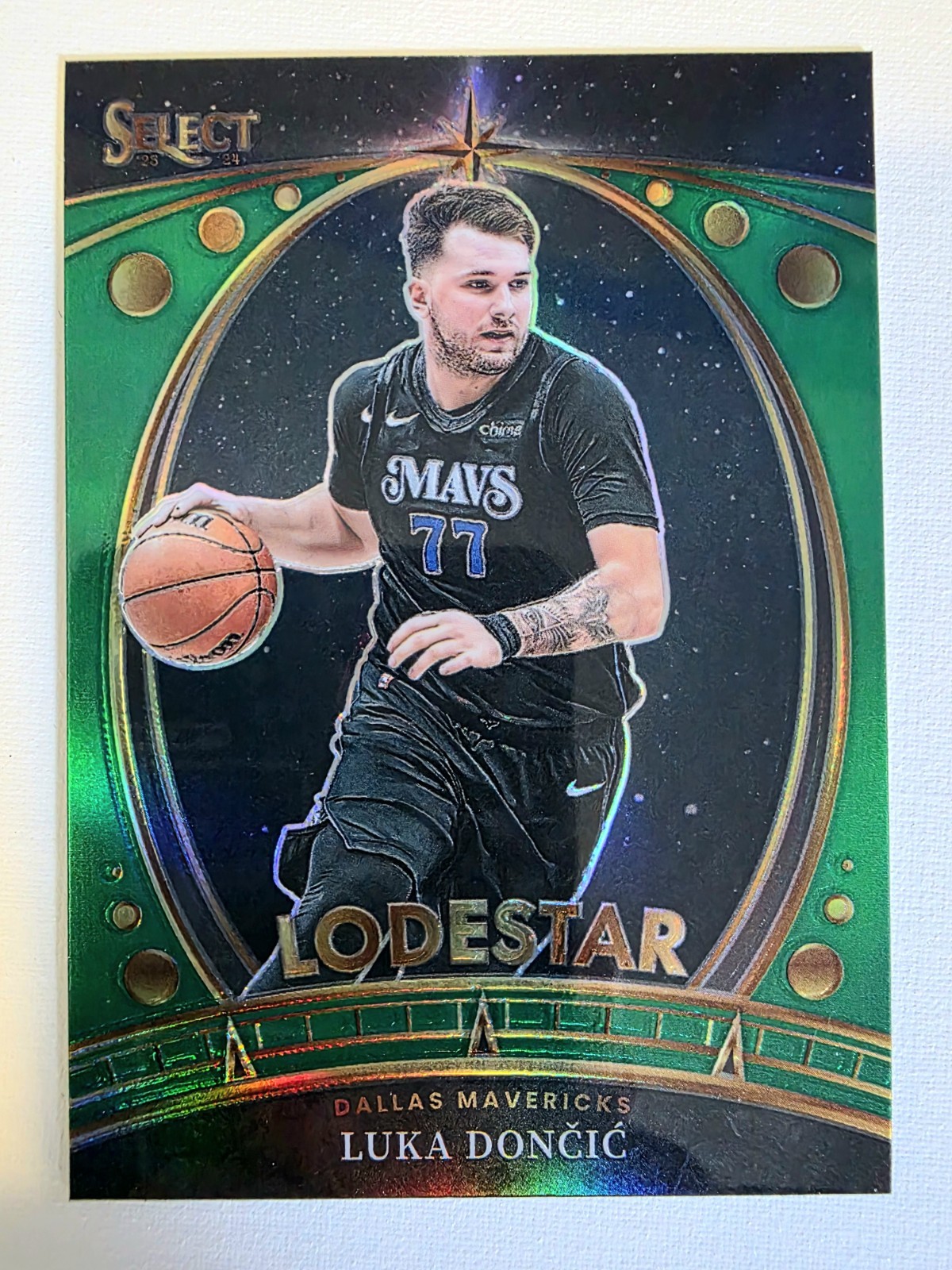 LUKA DONCIC 2023-24 PANINI SELECT LODESTAR #7 GREEN