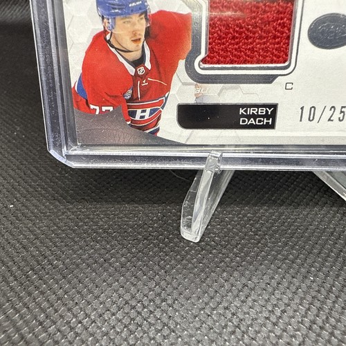 2022-23 UD Premier Quad Patch C. Caufield/N. Suzuki/K. Dach/J. Slafkovsky-/25 - Picture 6 of 6