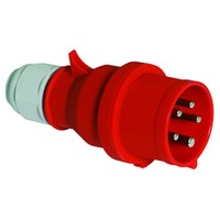 Bals Quick-Connect Mit MULTI-GRIP Cee-Stecker, 5P, 32A, IP44, 400V Rot, 6H