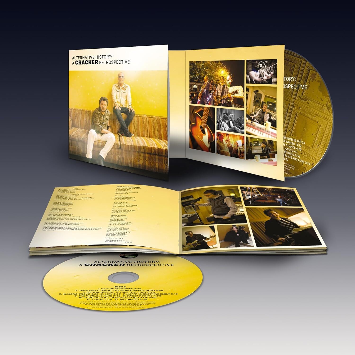 Cracker Alternative History: A Cracker Retrospective (CD) Album Digisleeve