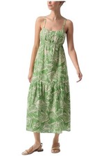 Sanctuary Women's Dropped Seam Maxi Dress Cool Palm