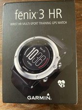 NEW OPEN BOX -Garmin Fenix 3 HR Multi-Sport Training GPS Watch Black Never Used