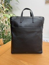 RADLEY Black  pebbled leather large sized backpack.