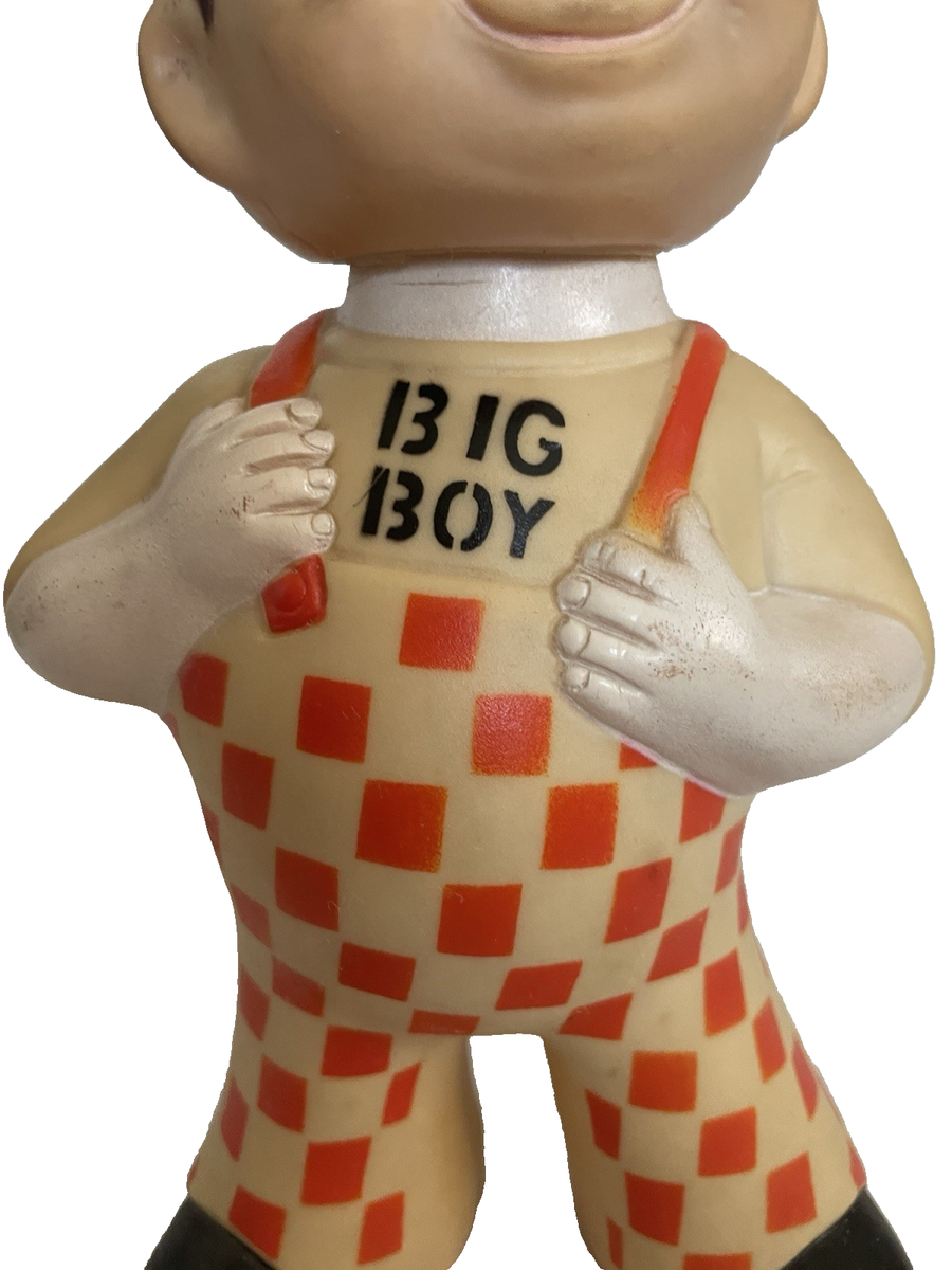 Vintage 1973 Big Boy Restaurants Plastic Figurine Doll Coin Bank 9