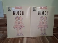 2 Pr BLOCH Tights - Child Footed Sz: CH M 56-80 lbs , Color:Pink, Style:TO921G.