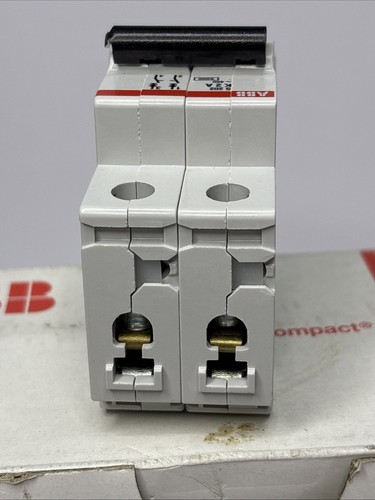 (5) ABB S202K2 2A 2-poliger Leitungsschutzschalter K-Kurve MCB HUTSCHIENENMONTAGE 277V NEU 📦 - Bild 12 von 19