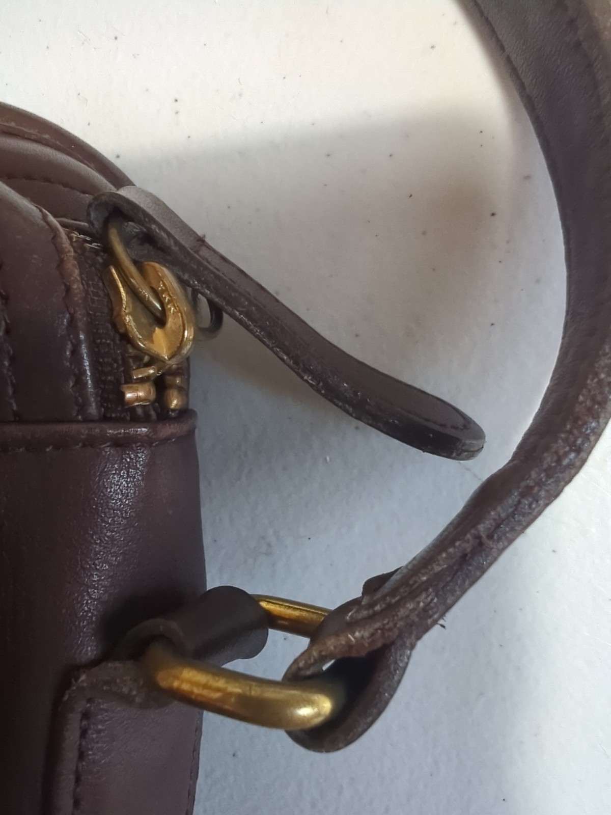 Vtg. Coach Metropolis  Rectangular Leather Crossb… - image 12