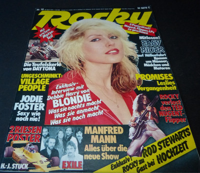 Rocky  18/ 1979 mit Riesenposter Exile-Jodie Foster/Blondie/Dschinghis Khan