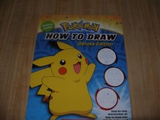 How to Draw Deluxe Edition Pok mon Brand New/Free Shipping Big Paperback