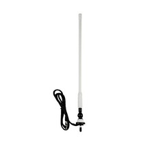 Herdio Waterproof Marine Antenna Rubber Duck Dipole Flexible Mast FM AM White