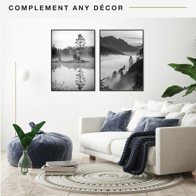 Original Poster Frame 20X28 Black Lightweight Vertical & Horizontal Wall Hang...