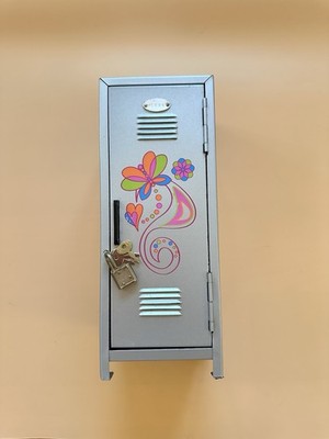 ヴィンテージ カントリー フォトフレーム フラワー ハート y2k 平成レトロ Vintage Y2K Mini Metal Locker Psychedelic Flower Power Butterfly