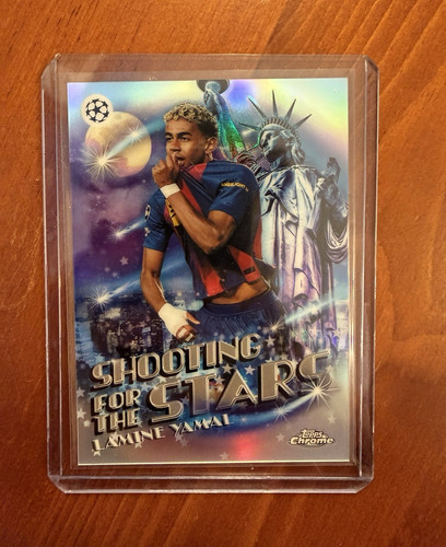 Topps Chrome UCC Lamine Yamal Shooting for the Stars SFS-2