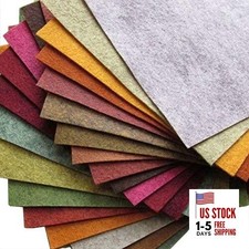 21 Felt Sheets - 6X12 inch Fall Colors Collection - Made in USA - Merino Wool
