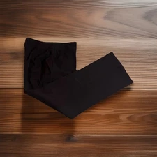 Haggar Dress Pants Women's Size 8 Petite Brown Pleated Front Mid Rise Career