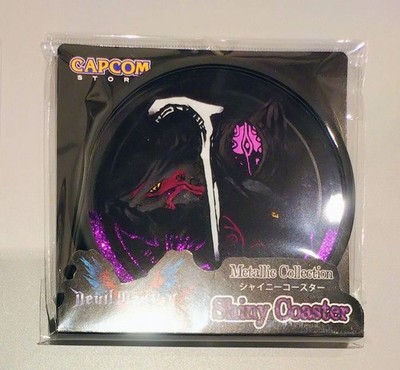 Devil May Cry 5 Metallic Shiny Coaster Capcom Store Tokyo MIB Rare