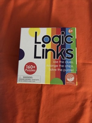 Logic Links Puzzle Box-160 Challenges - Logic & Reasoning Game by MindWare-Used