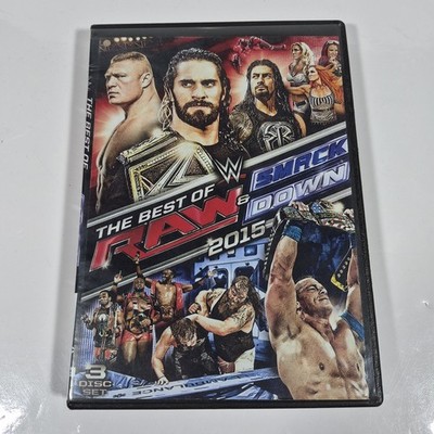 WWE: The Best of Raw and Smackdown 2014 (DVD, 2015, 3-Disc Set) Please Read