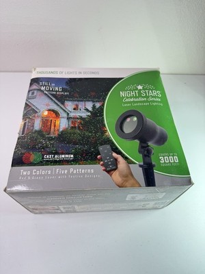 Night Stars Celebration Series Laser Landscape Light LL03-5PAT-R
