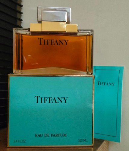 PROFUMO Donna TIFFANY Eau de parfum SPLASH 100 ML Vintage NUOVO DI NEGOZIO 1987 - Zdjęcie 1 z 5