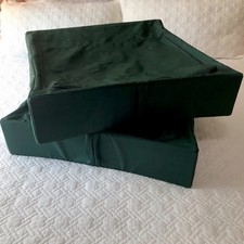 Two Large Wreath Storage Bags Collapsible 0rganizer 26" x 26" x 6"