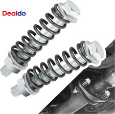 2PCS M8X1.25 Exhaust Manifold Bolts, Exhaust Bolts and Nuts Kit with Springs for