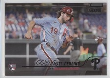 2022 Topps Stadium Club Black Foil Matt Vierling #203 0q1p