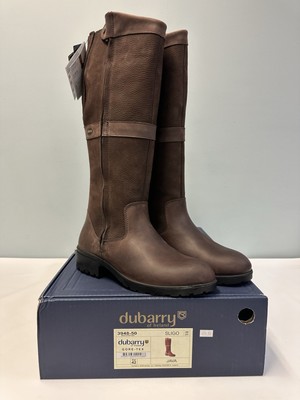 Dubarry Sligo Ladies Country Boot, Java, EU Size 42, Waterproof, New W/  Tags