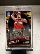 2021-22 Optic Signature Series Corey Kispert Gold /10