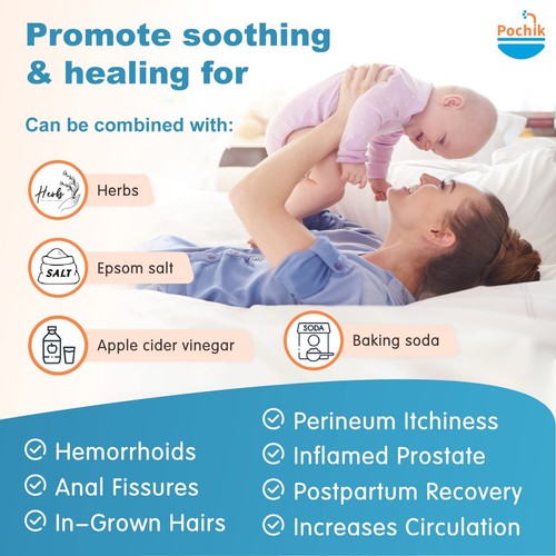 Sitz Bath, Sitz Bath for Hemorrhoids, Sitz Bath for Toilet Seat, Postpartum C... - Picture 3 of 7
