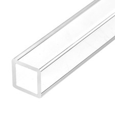1 Pcs 17mmx17mmx2mm Wall Thickness 432mm Long Clear Acrylic Square Tube