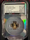1993 P Eagle G$5 PF70 Ultra Cameo Gold NGC Vaultbox Mosaic 1/10th Oz