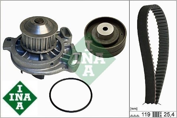 INA 530015230 Wasserpumpe + Zahnriemensatz Zahnriemensatz Und Wasserpumpe-image