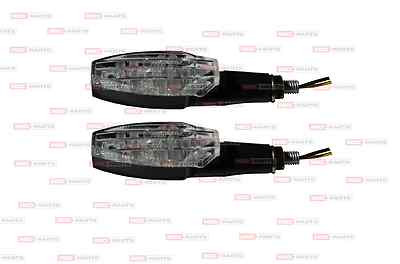LED 2 x Blinker COMO Motorrad universal Fazer Hornet Bandit cafe racer bobber 