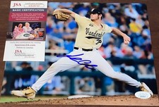 Jake Eder Vanderbilt Commodores Signed Autographed 8x10 Photo Baseball JSA N2
