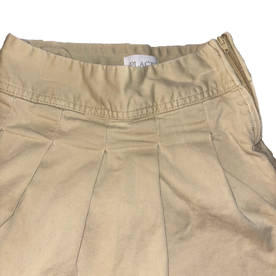 Falda Escolar Niñas Caqui - Lugar Infantil Talla 6 Ajustada Foto 3 de 4