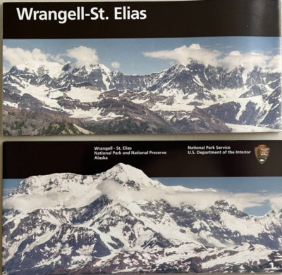 New WRANGELL ST. ELIAS - AK NATIONAL PARK SERVICE UNIGRID BROCHURE Map  GPO 2024