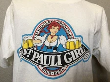 Vintage 80s St. Pauli Girl Beer T-Shirt Size XL