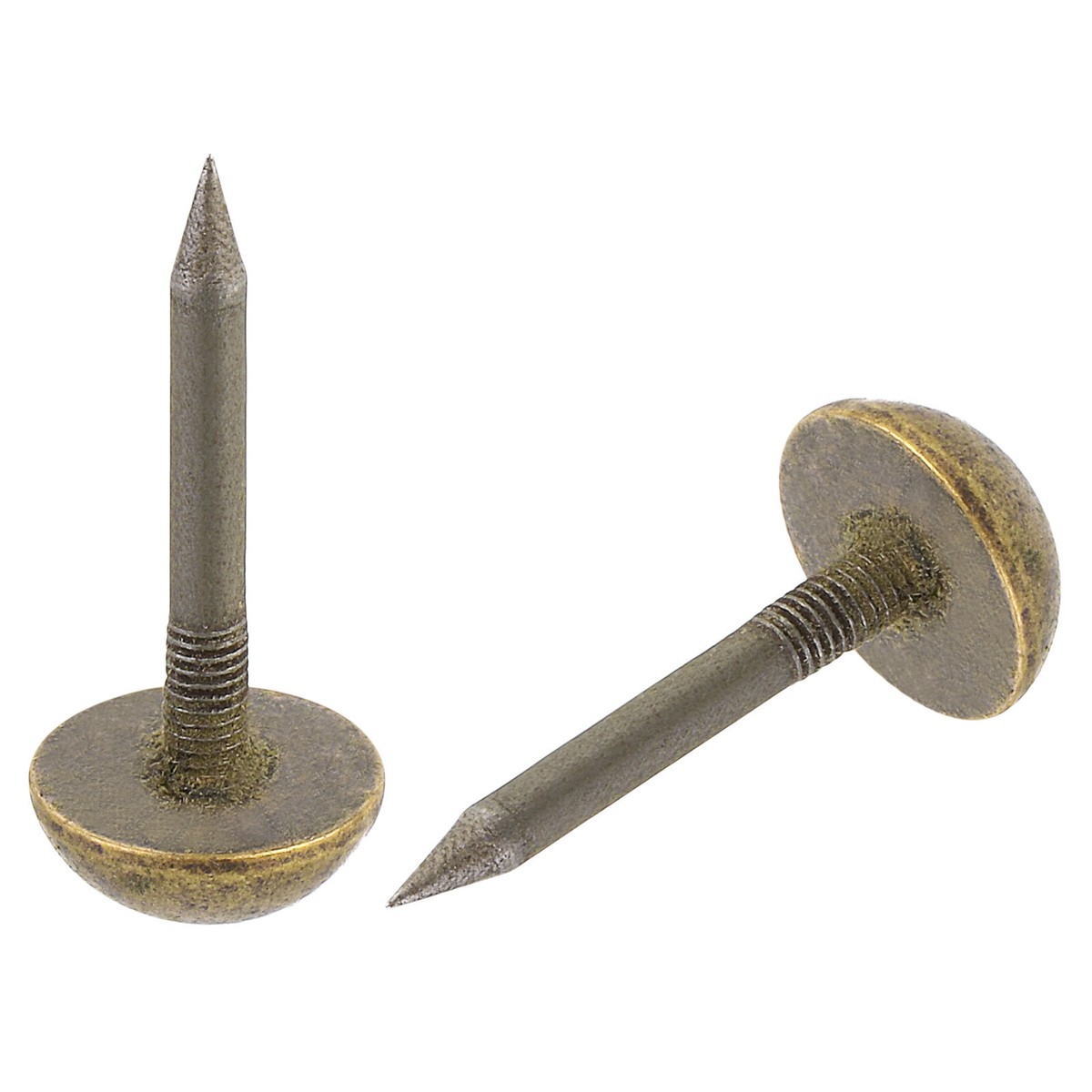 40Pcs Solid Brass Tacks, 12 mm Retro Upholstery Nails Tack for