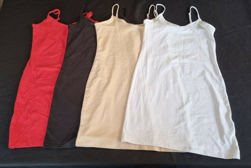 Primark long line Vest Top Ladies Girls Cami Dress Stretch Strap Size 4 - 24 - 第 1/10 張圖片