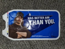 Keystone Light Beer Carton Sign "Better Aim Than You"