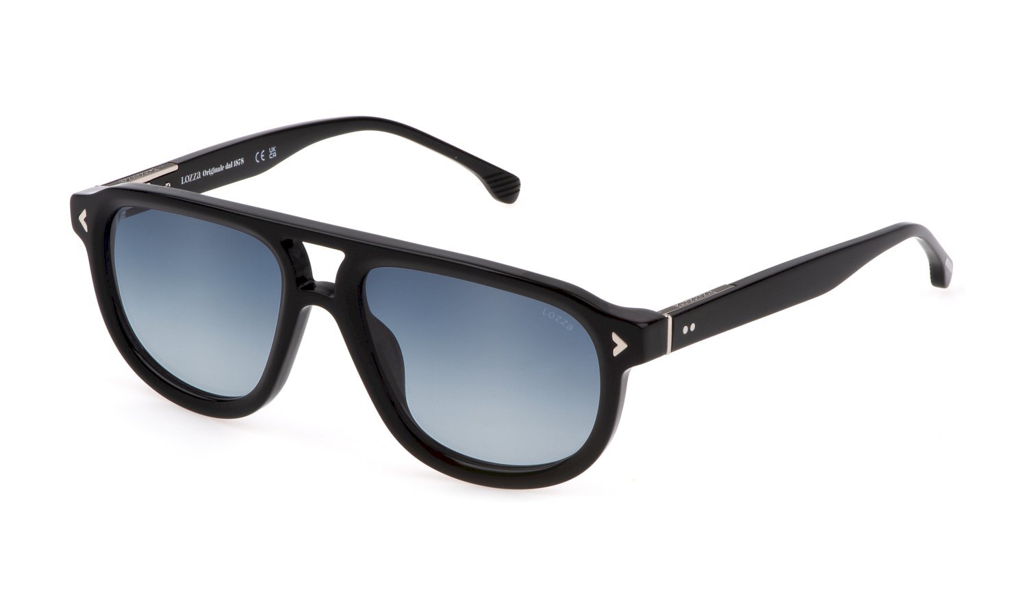 Lozza Sonnenbrille SL4330 ZILO 2.0  700Y Schwarz Blau Herren