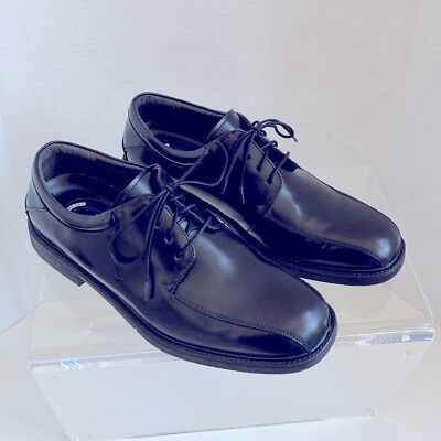 NUNN BUSH BARTOLE STREET BIKE TOE Black lace-up Mens Dress 