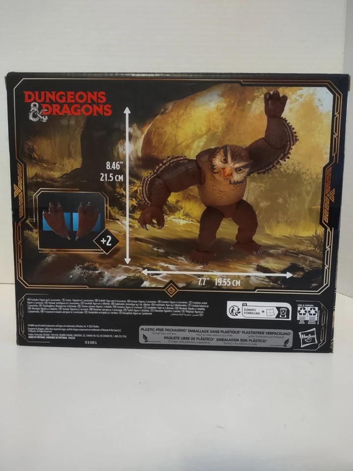 Figura Dungeons & Dragons Golden Archive Owlbear 8,5 pulgadas | Nueva en caja Foto 2 de 3