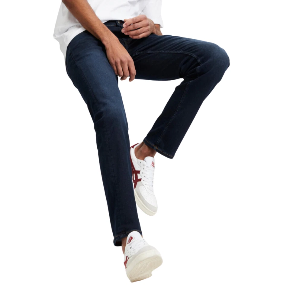 Cross Jeans Herren Damien Slim Fit E198-026 in Flex Dark Blue - Bild 4 von 4