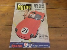 MODERN MOTOR MAGAZINE ~ GREAT READ ~ VINTAGE ~ DECEMBER 1957 ISSUE