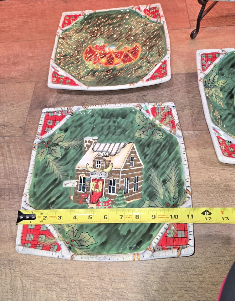 Juego de 6 series navideñas cuadradas internacionales certificadas por Susan Winget  Foto 3 de 4