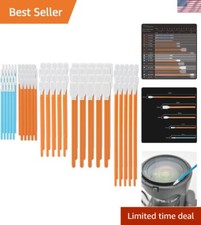 Professional Swab Kit with Solvent Compatibility - 5 Types of Precision Swabs