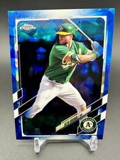 2021 Topps Chrome Update Sapphire Seth Brown #US120 - Athletics