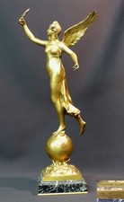 AA1910 belle Sculpture bronze doré P. DUCUING la renommée 42c3.3kg Barbedienne  